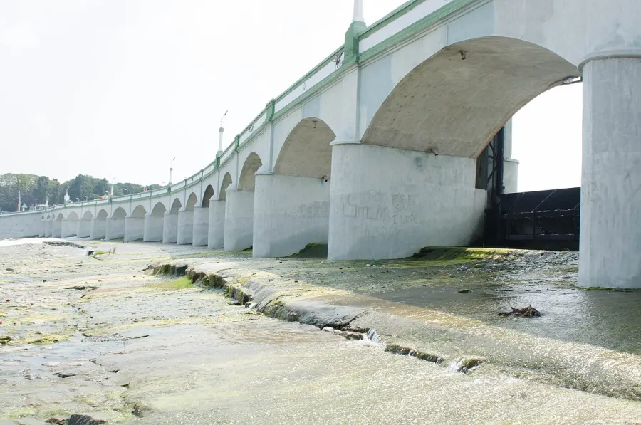 Grand Anicut (Kallanai) on the Cauvery river